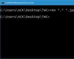 Bulk file renaming in Windows Batch renaming using regular Windows tools