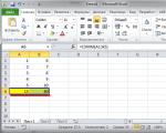 Excel'de formüller - basit formüller oluşturma