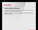 Install, disable, or cleanly remove McAfee from Windows